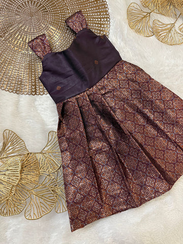 Shishu - Purple Frock Minipattu