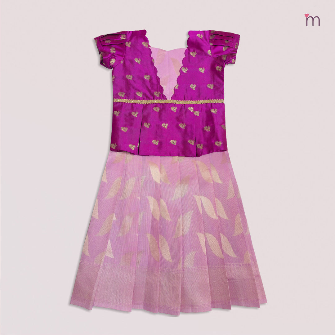 Varsha - Magenta Lilac Designer Minipattu