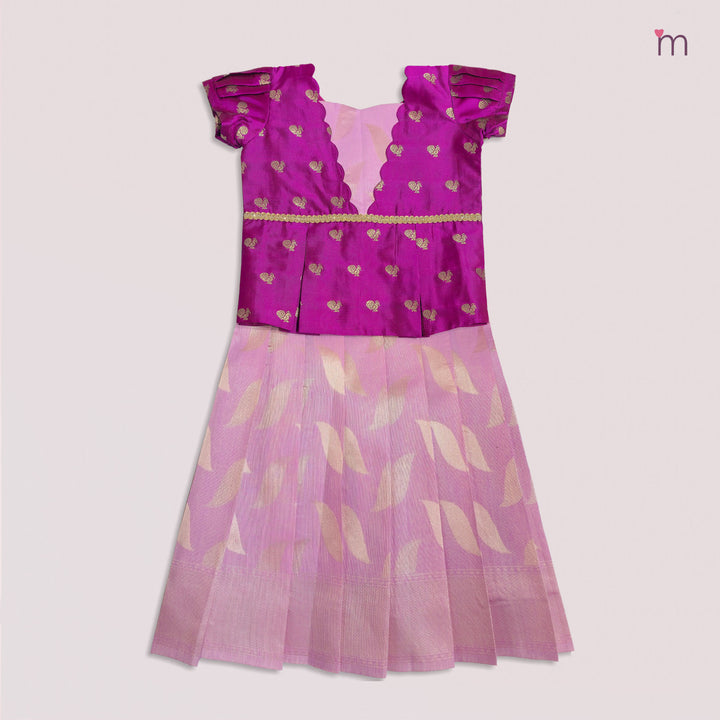 Varsha - Magenta Lilac Designer Minipattu