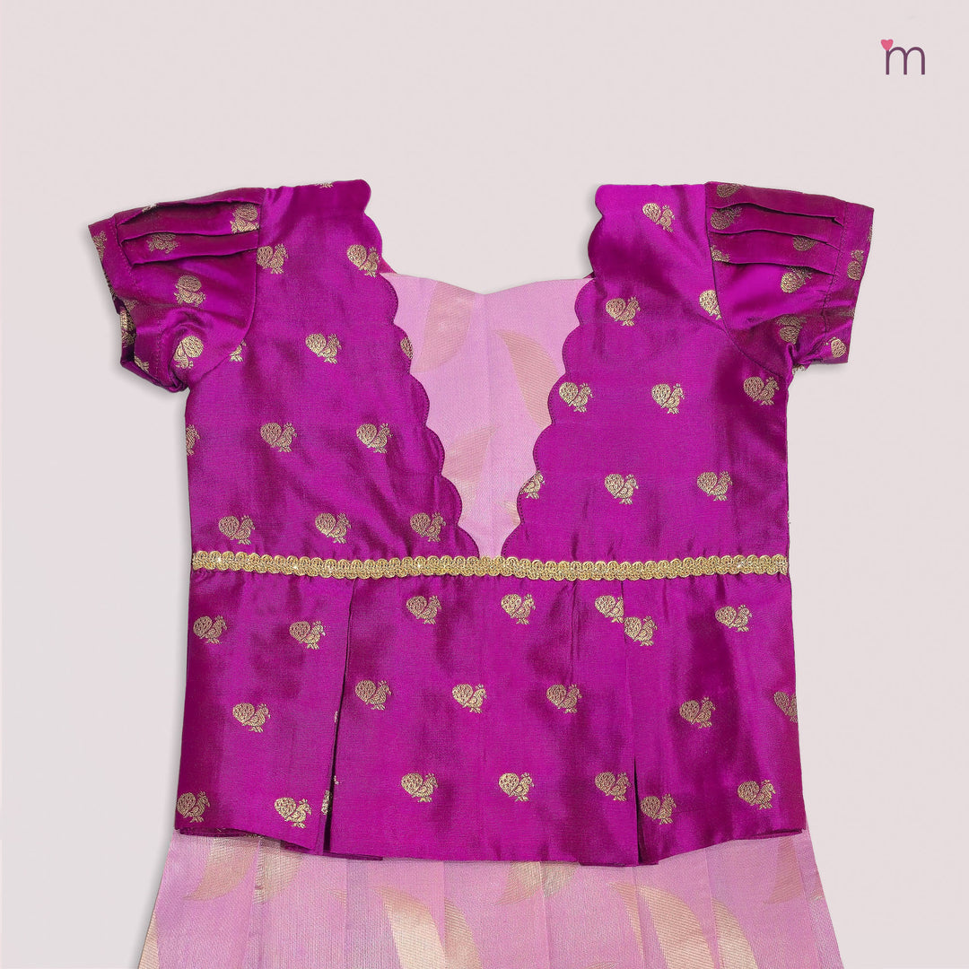 Varsha - Magenta Lilac Designer Minipattu