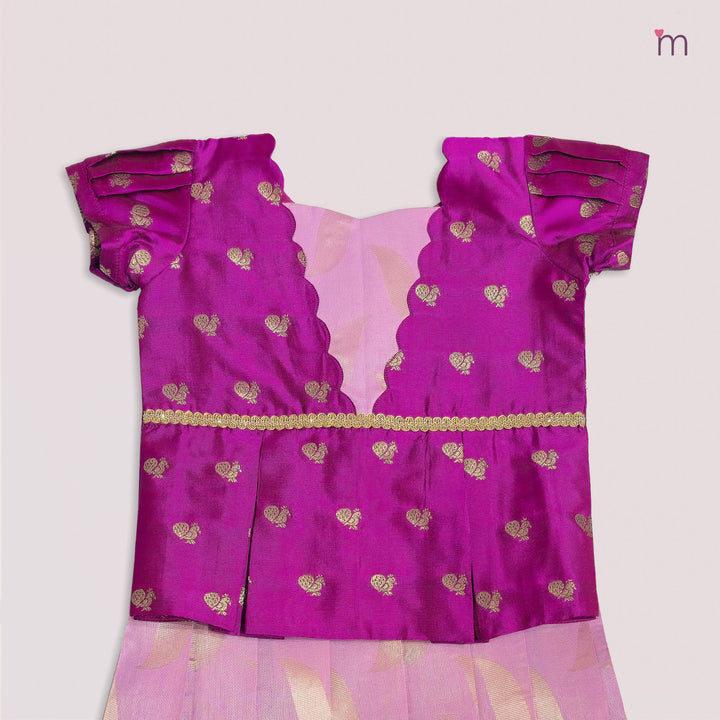 Varsha - Magenta Lilac Designer Minipattu