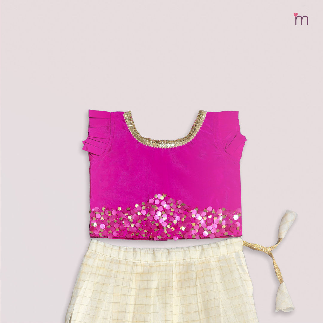 Bhavya - Pink Designer Minipattu