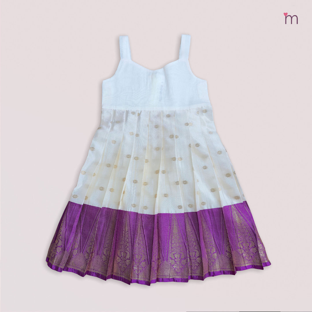 Tulasi - Magenta Pattu Pavadai Minipattu