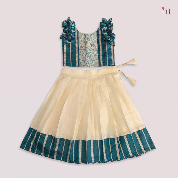 Akshaya - Teal Minipattu