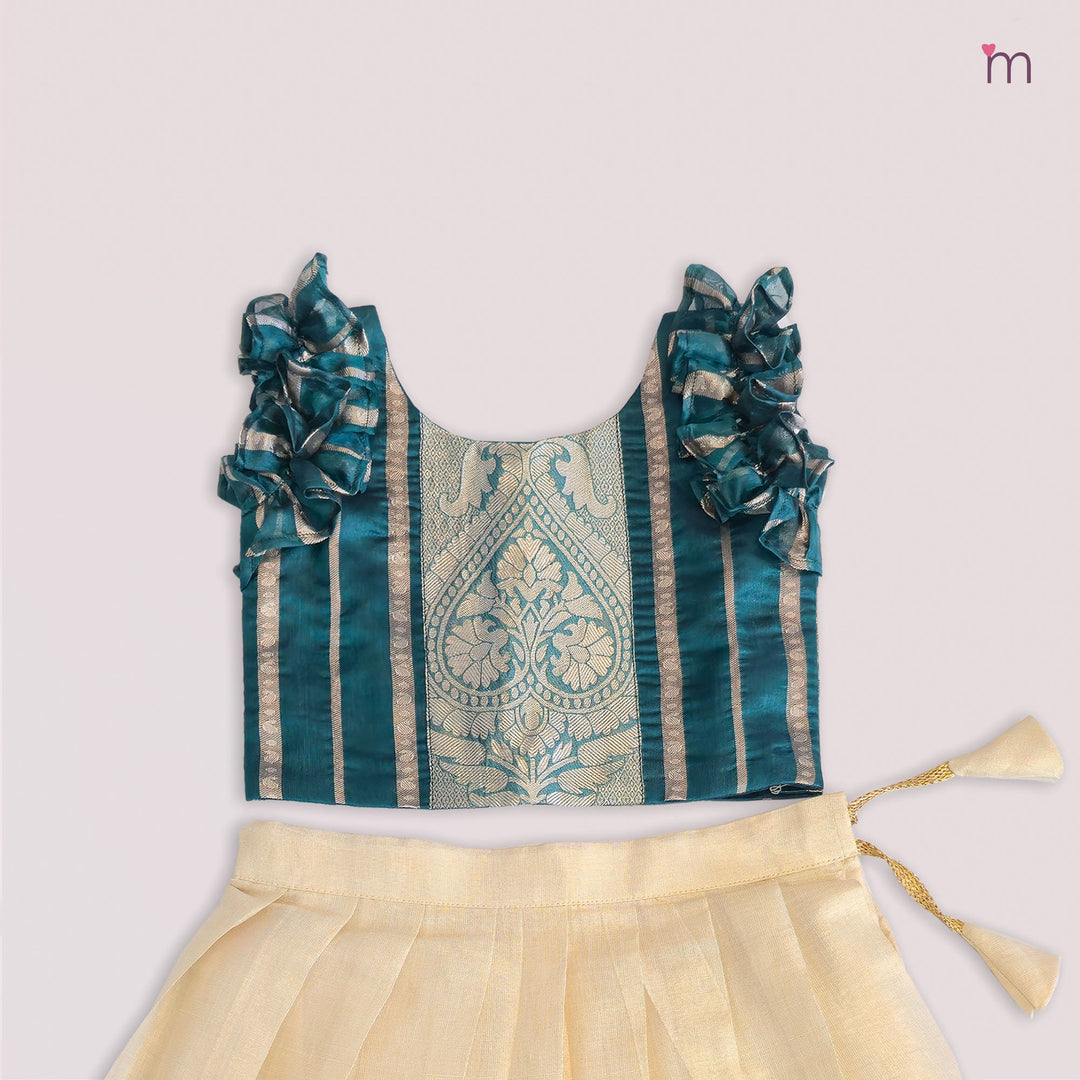 Akshaya - Teal Minipattu