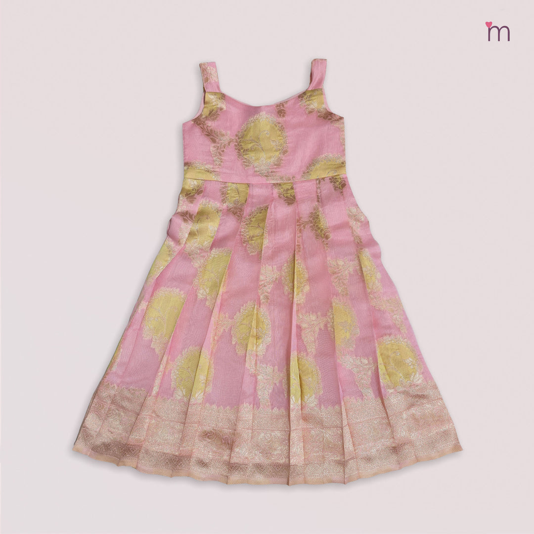 Niharika - Magenta Pink 2 in 1 Designer MiniPattu