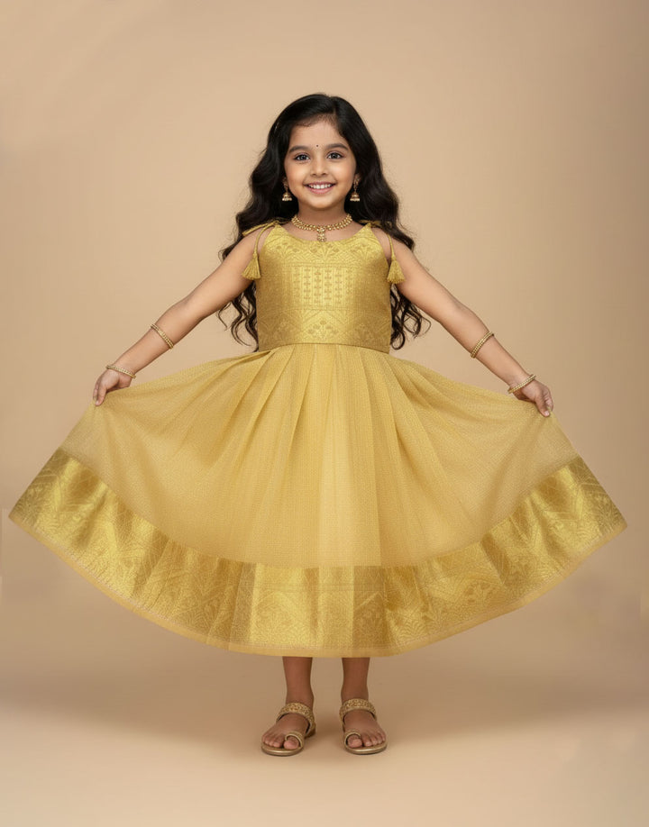 Golden tissue silk Minipattu