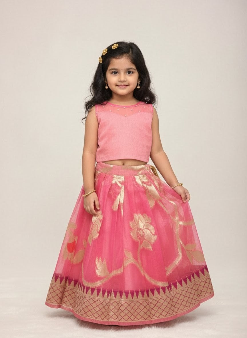 Aditi - Pink Designer Minipattu