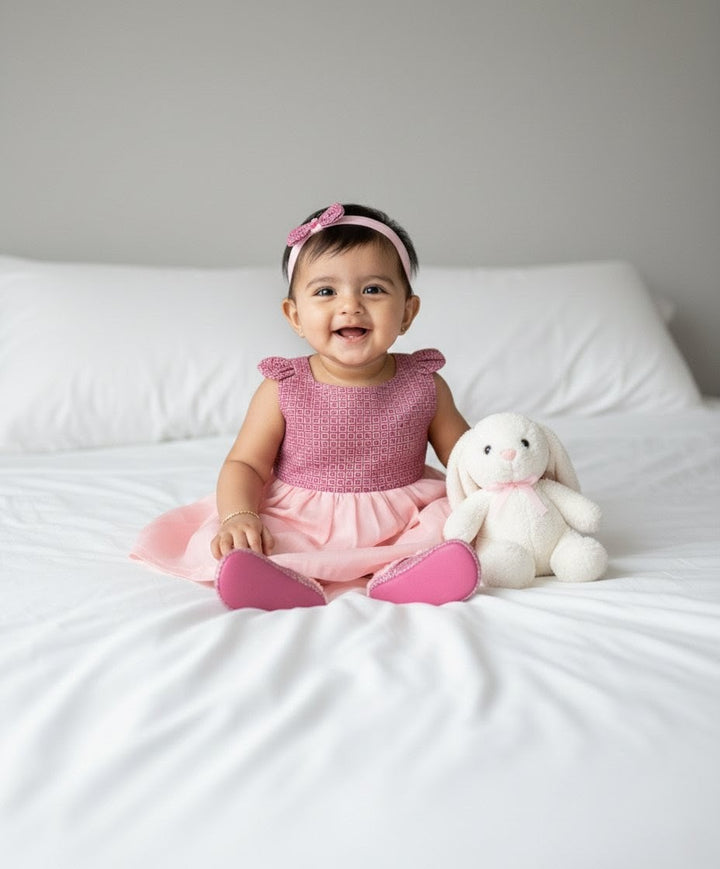 Bindu - Pink Frock Minipattu