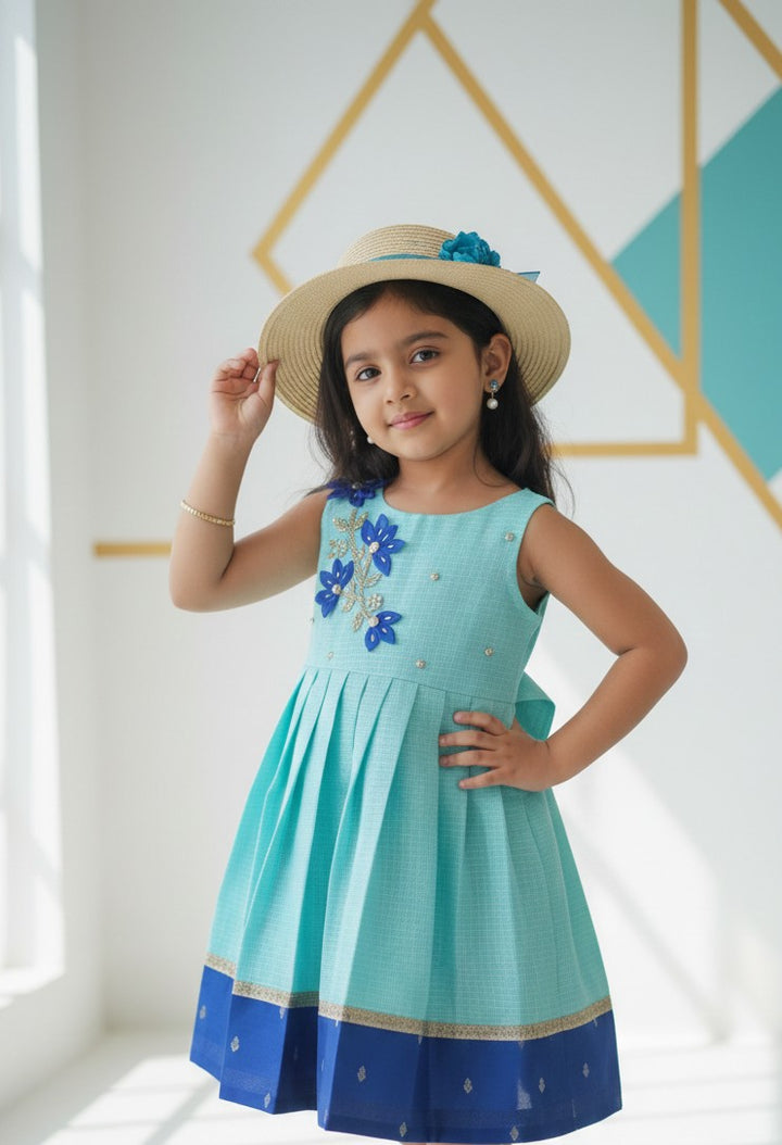 Yashika - Blue Designer Minipattu