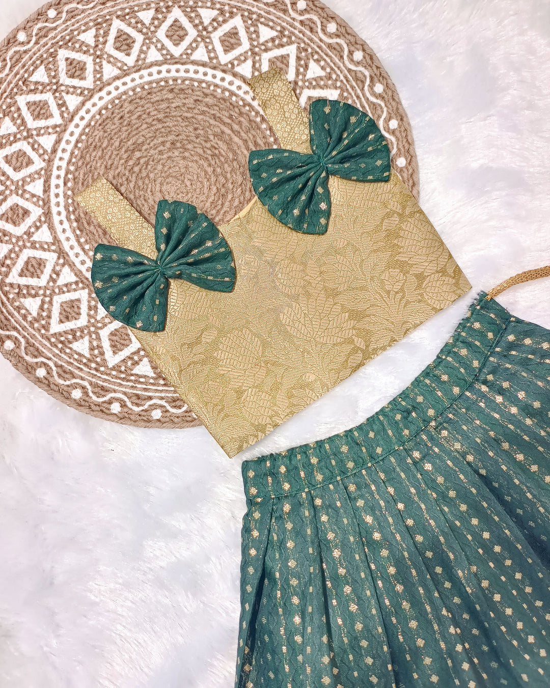 Venba - Gold Green Minipattu