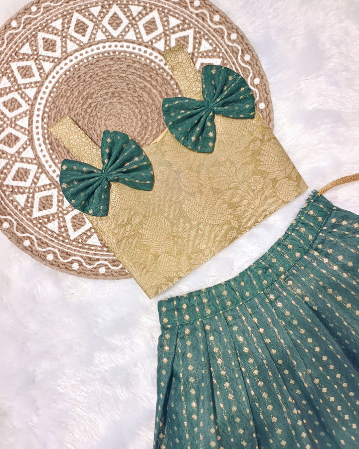 Venba - Gold Green Minipattu