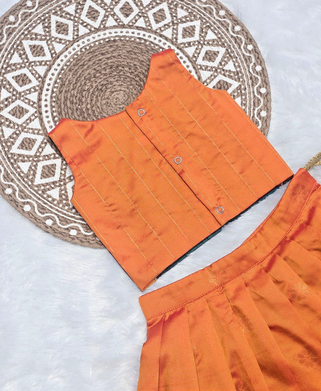 Namratha - Green Mustard Yellow Designer Minipattu