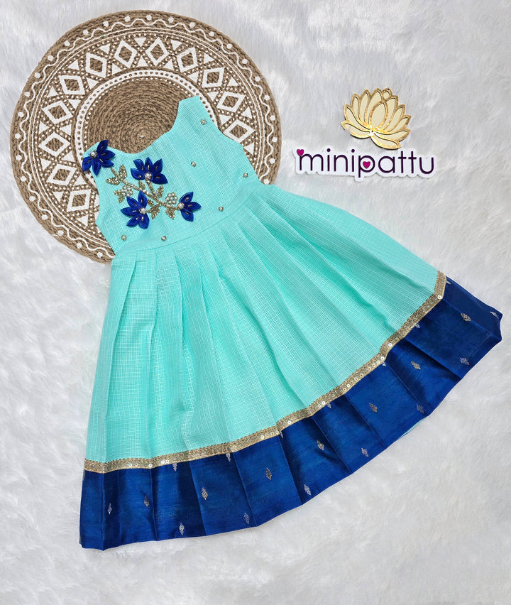Yashika - Blue Designer Minipattu