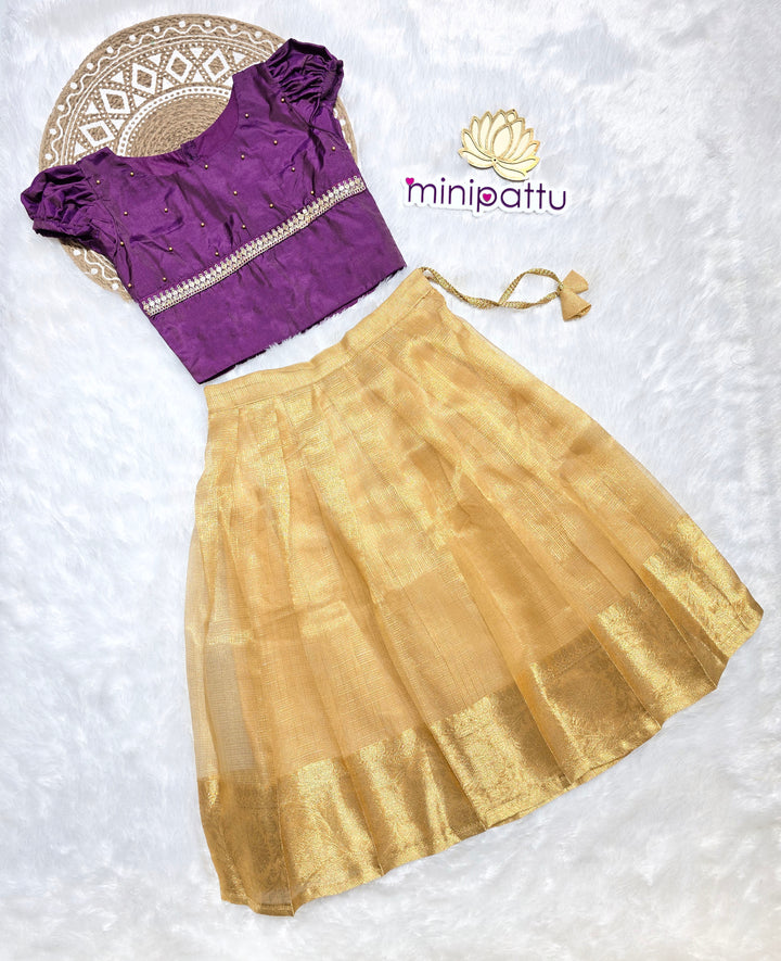 Vainavi - Purple Gold Minipattu