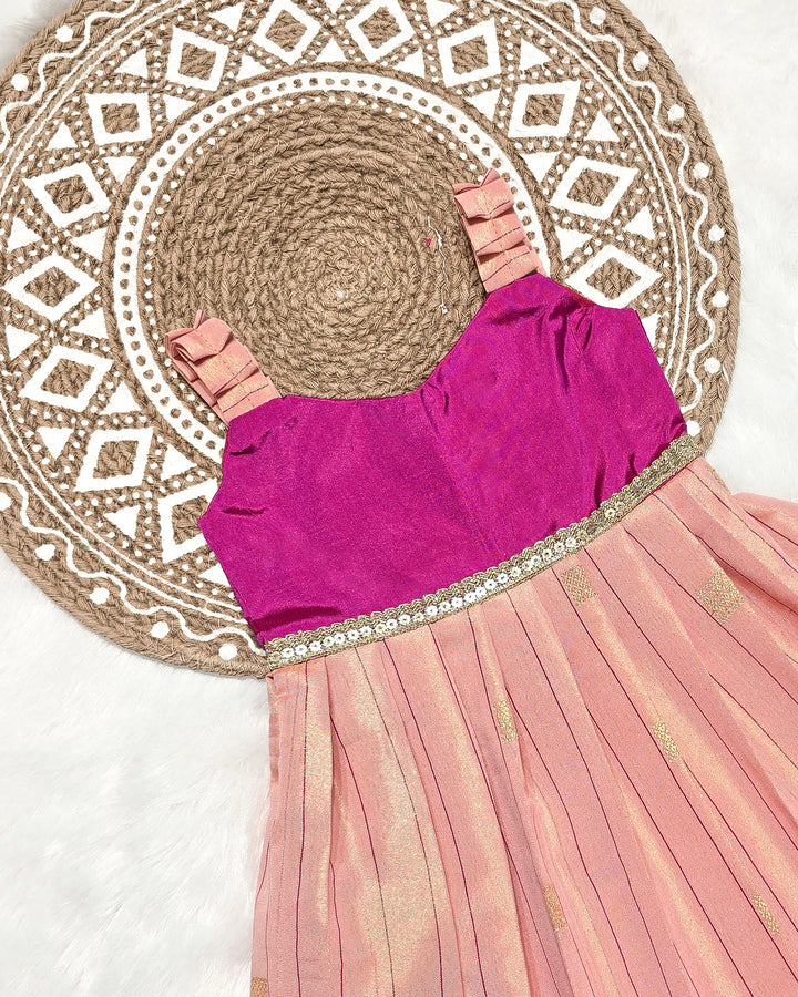Yamini - Purple Pink Frock Minipattu