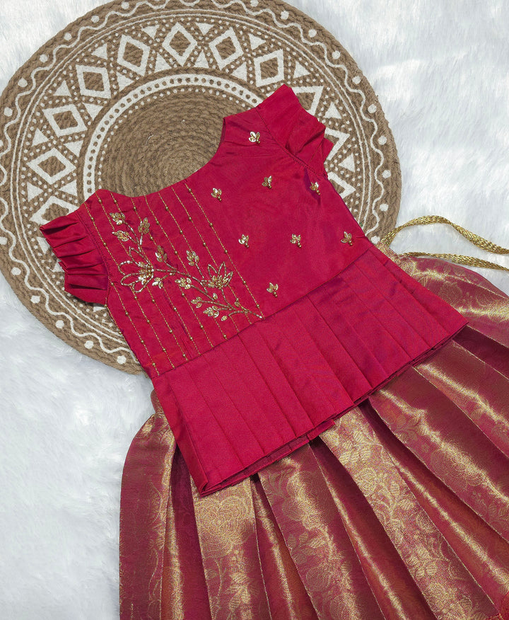 Apsara - Hot Pink Designer Minipattu