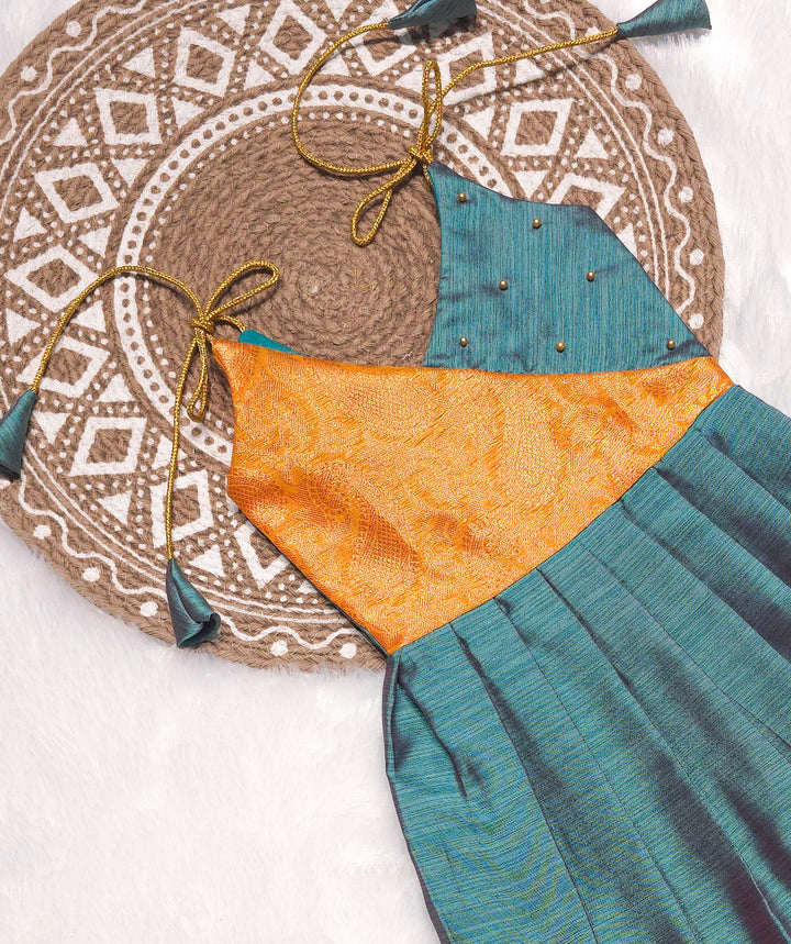 Iniya - Yellow Green Frock Minipattu