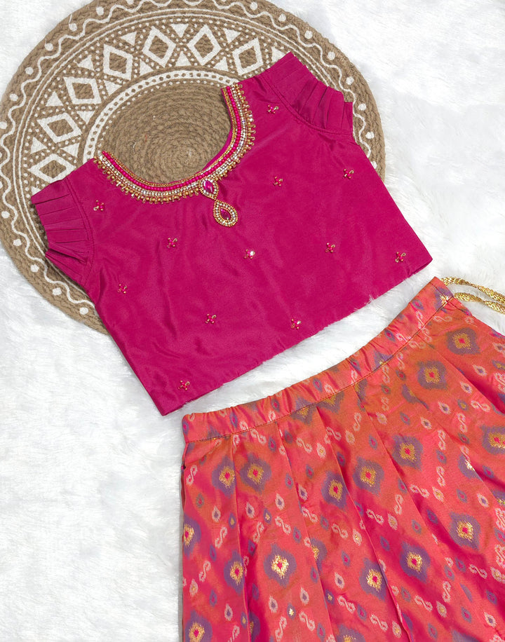 Vaishnavi - Magenta Designer Minipattu