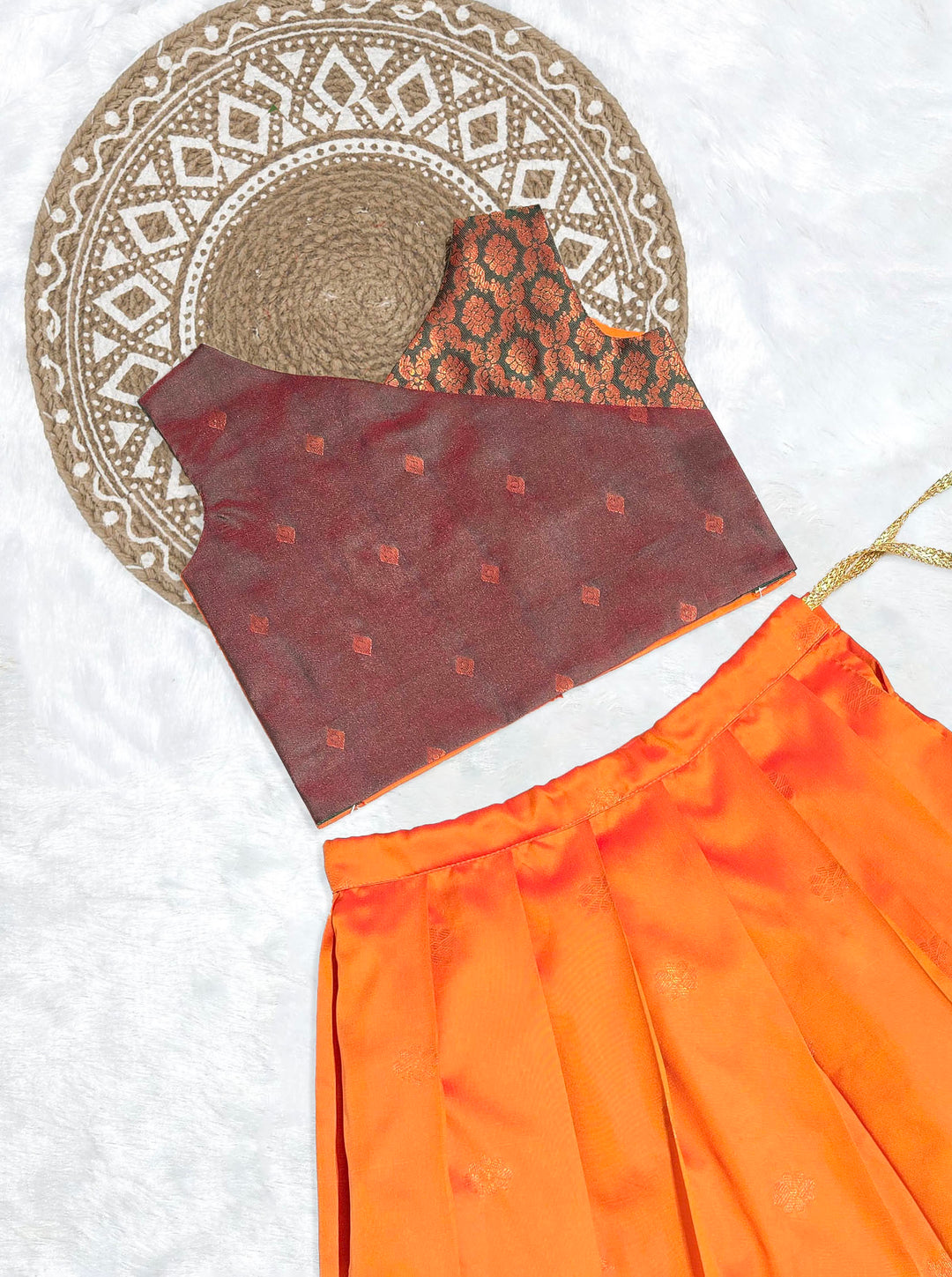 Shristi - Green Mustard Designer Minipattu