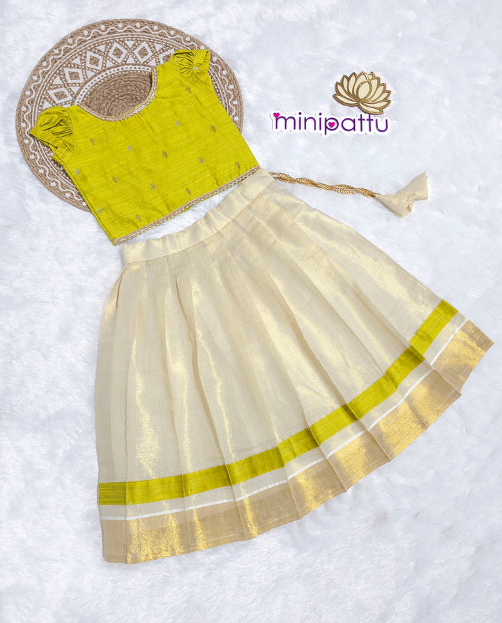 Hridaya - Green Minipattu