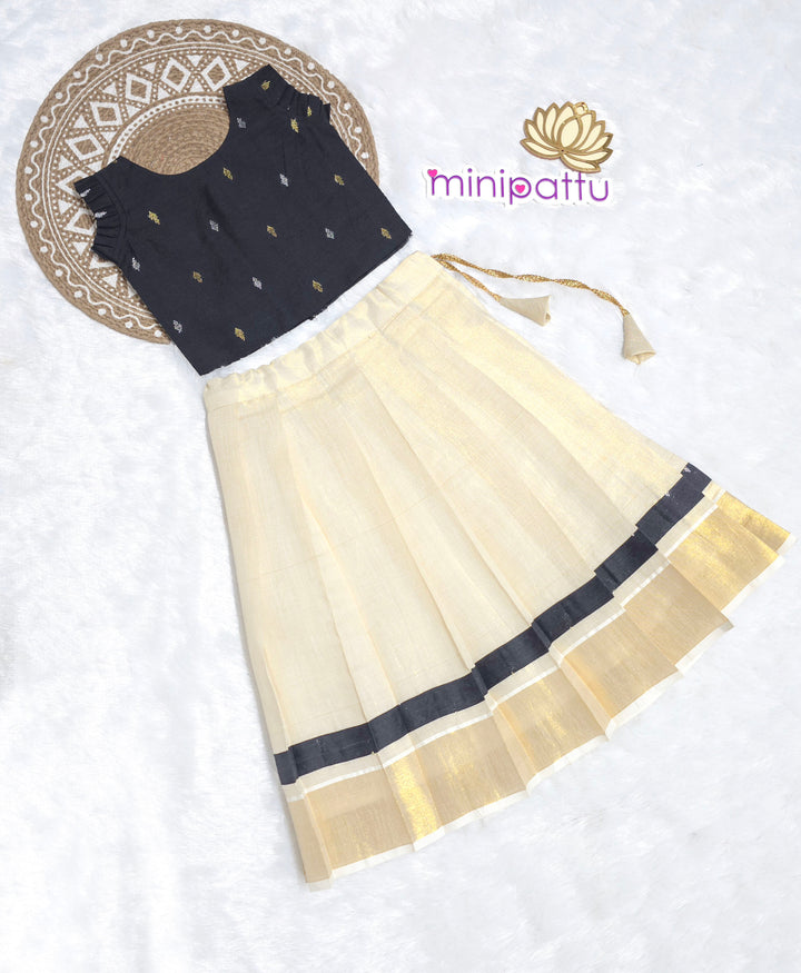 Hridaya - Black Minipattu