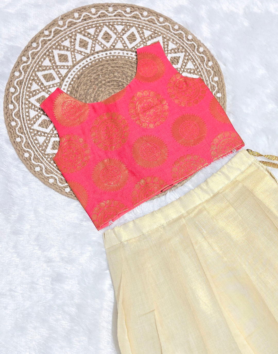 Hridaya - Peach Pink Minipattu