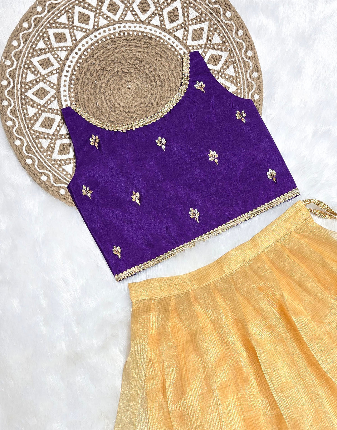 Rini - Violet Gold Minipattu