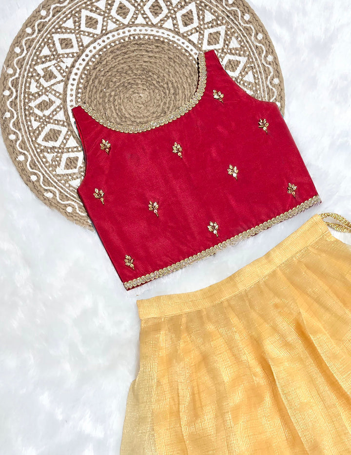 Rini - Maroon Gold Minipattu