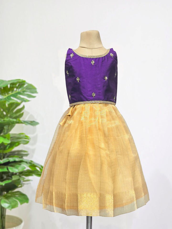 Rini - Violet Gold Minipattu