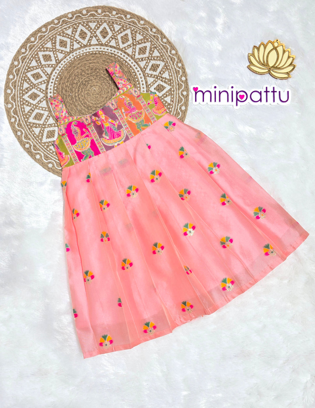 Rishika - Pink Frock Minipattu