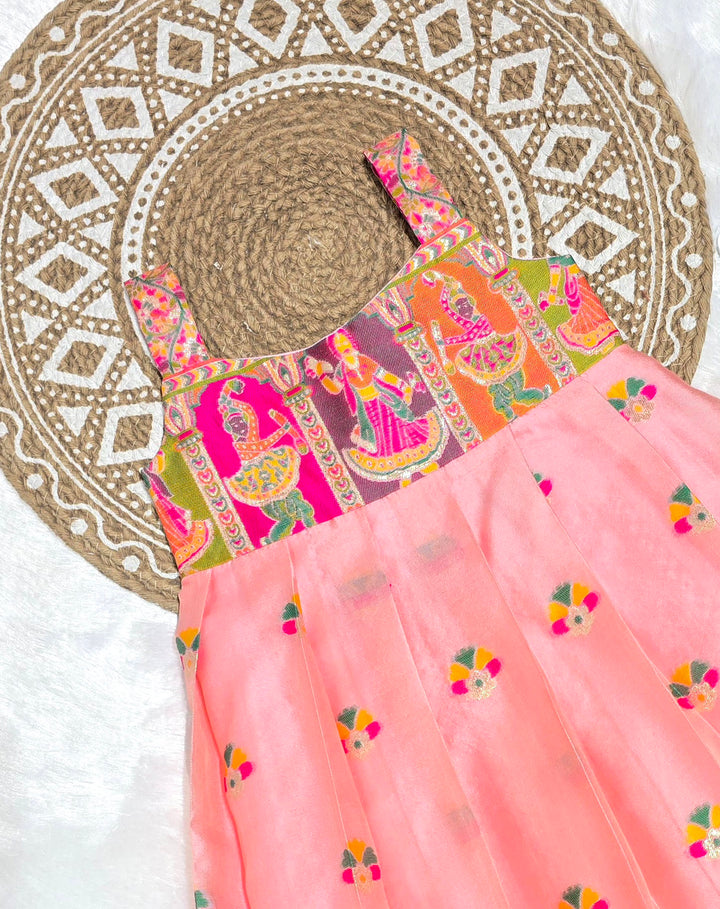 Rishika - Pink Frock Minipattu