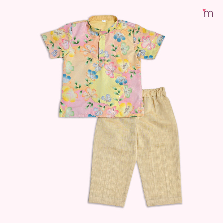 Vishal - Yellow Kurta & Pant set