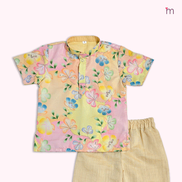 Vishal - Yellow Kurta & Pant set