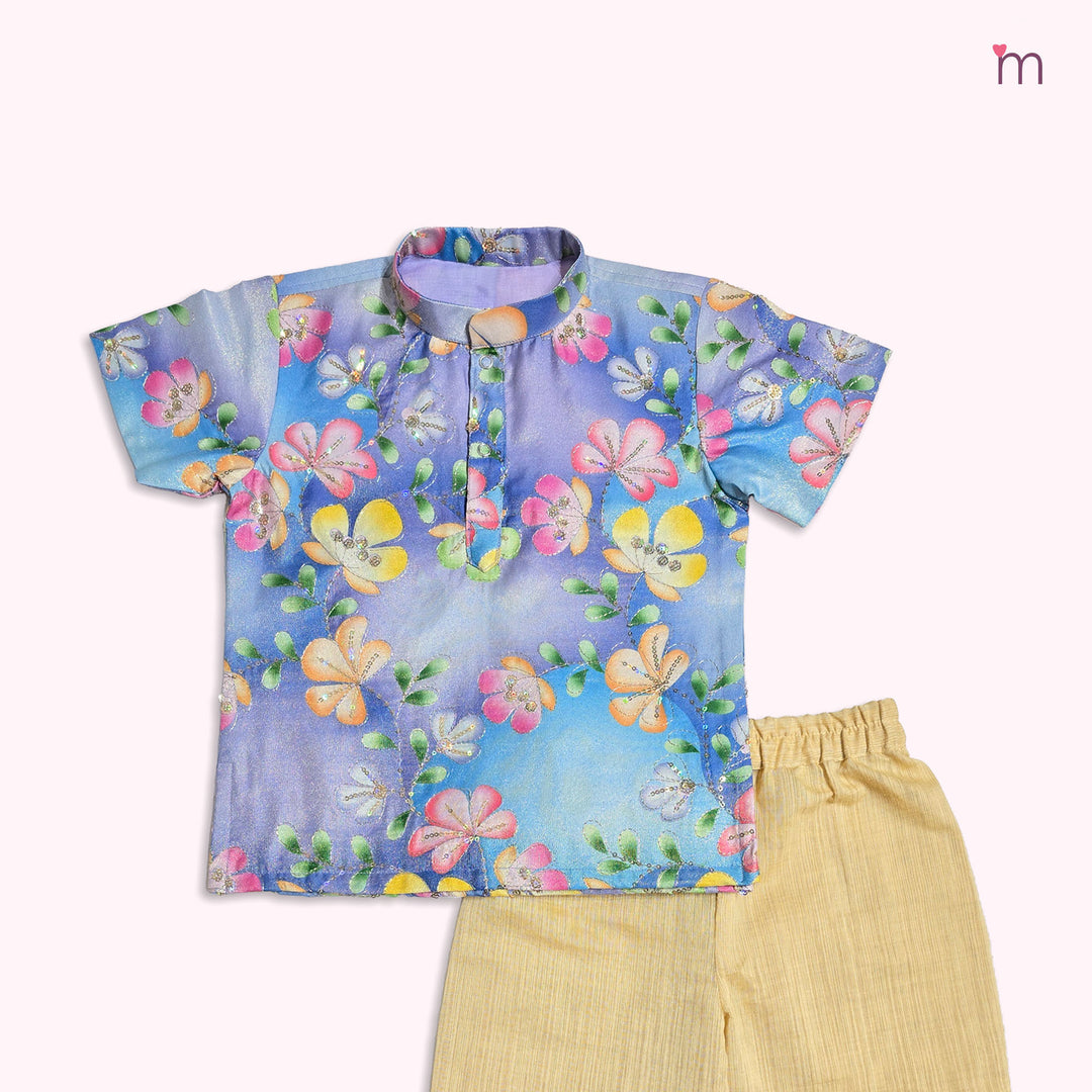 Vishal - Lavender Kurta & Pant set