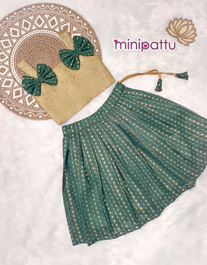 Venba - Gold Green Minipattu