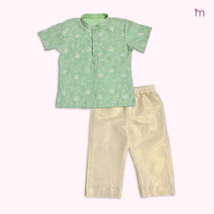 Rohan - Pista green Kurta & Pant set