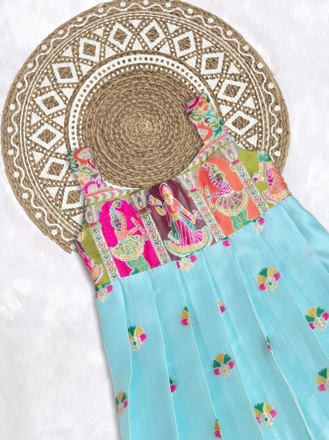 Rishika - Blue Frock Minipattu