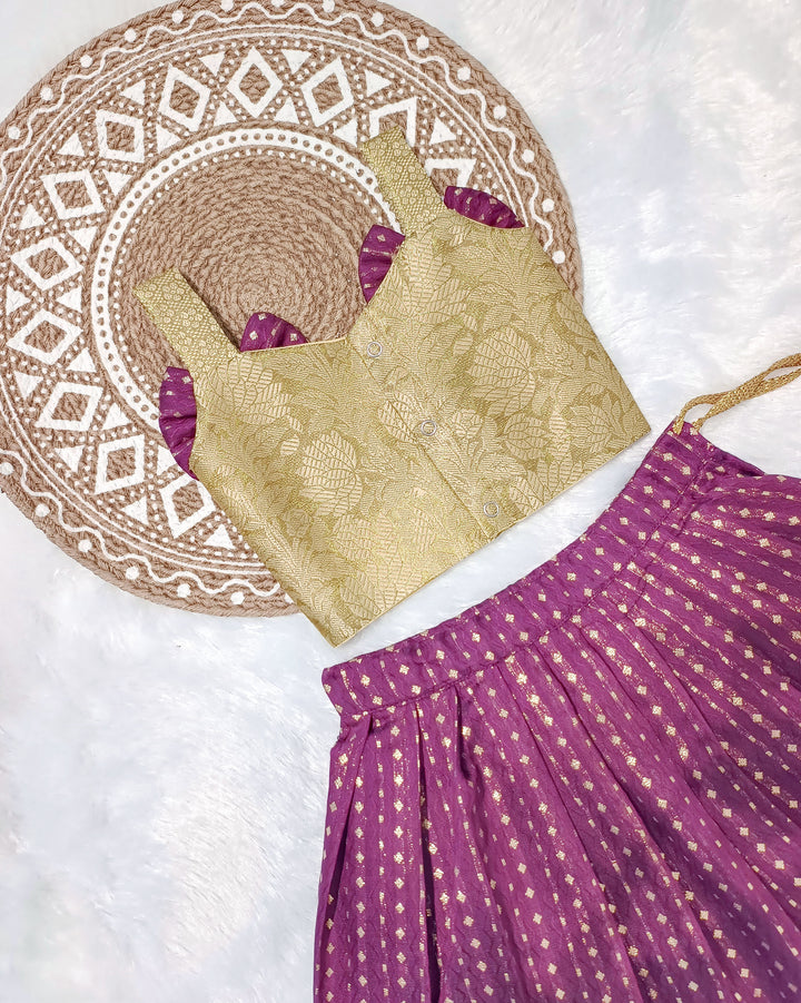 Venba - Gold Purple Minipattu