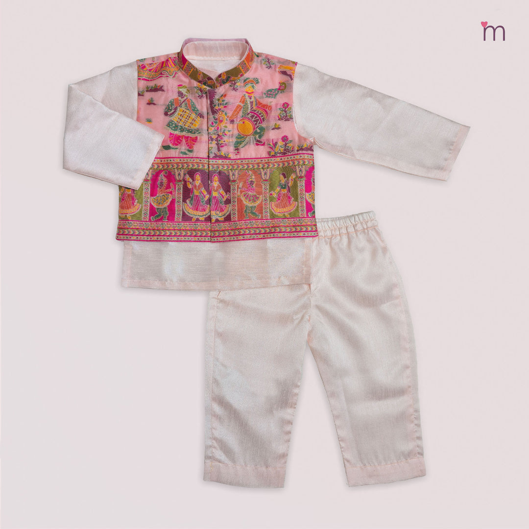 Raghav - Dandiya Pink Sherwani set