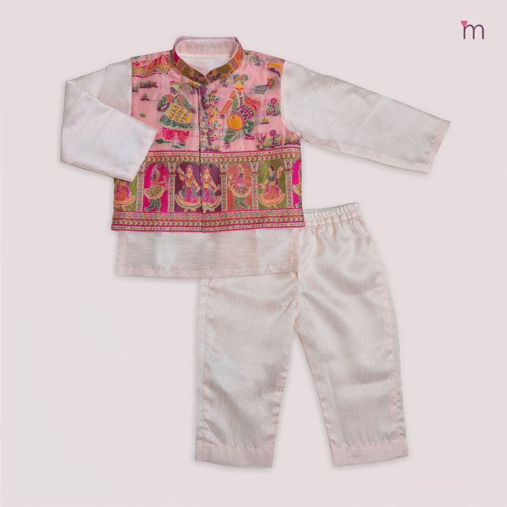 Raghav - Dandiya Pink Sherwani set