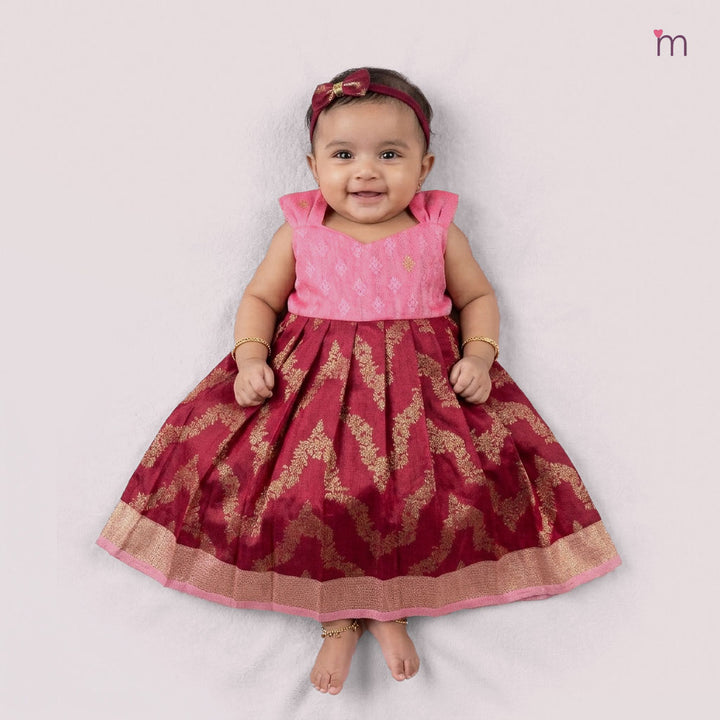 Sindhu - Pink Frock Minipattu