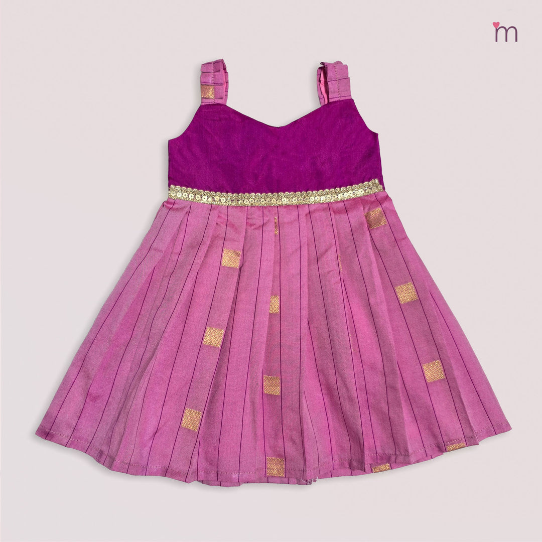 Yamini- Purple Pink Frock Minipattu