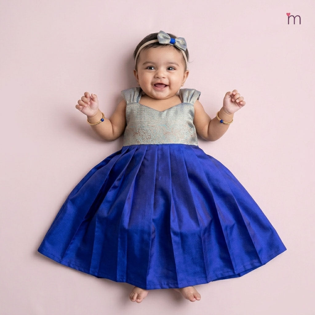 Mazhalai - Blue Frock Minipattu