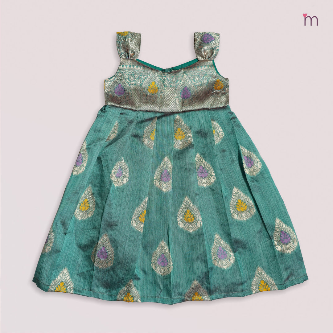 Anika - Green Frock Minipattu
