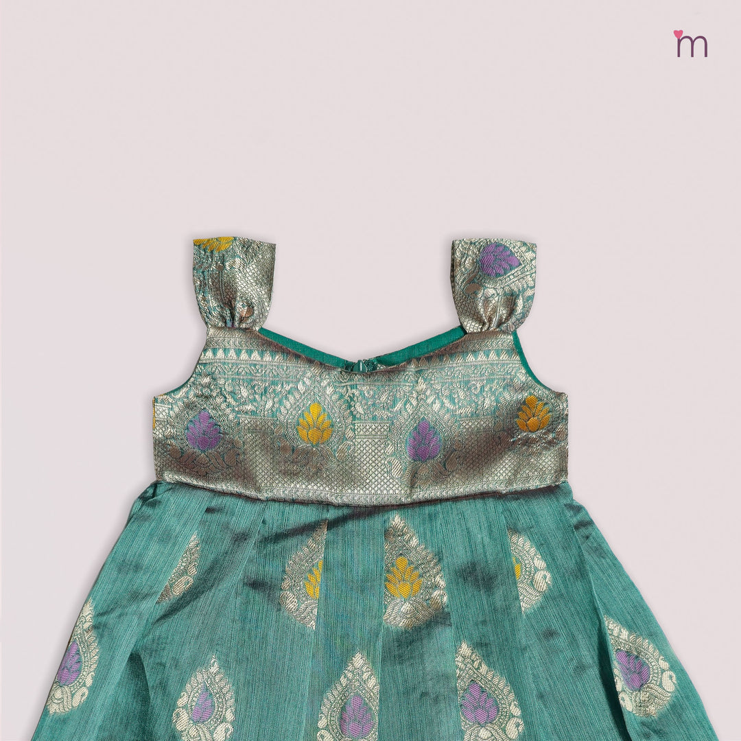 Anika - Green Frock Minipattu