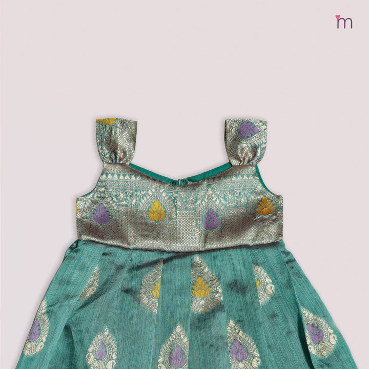 Anika - Green Frock Minipattu