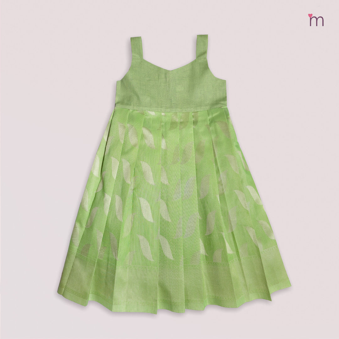 Varsha - Green Designer Minipattu