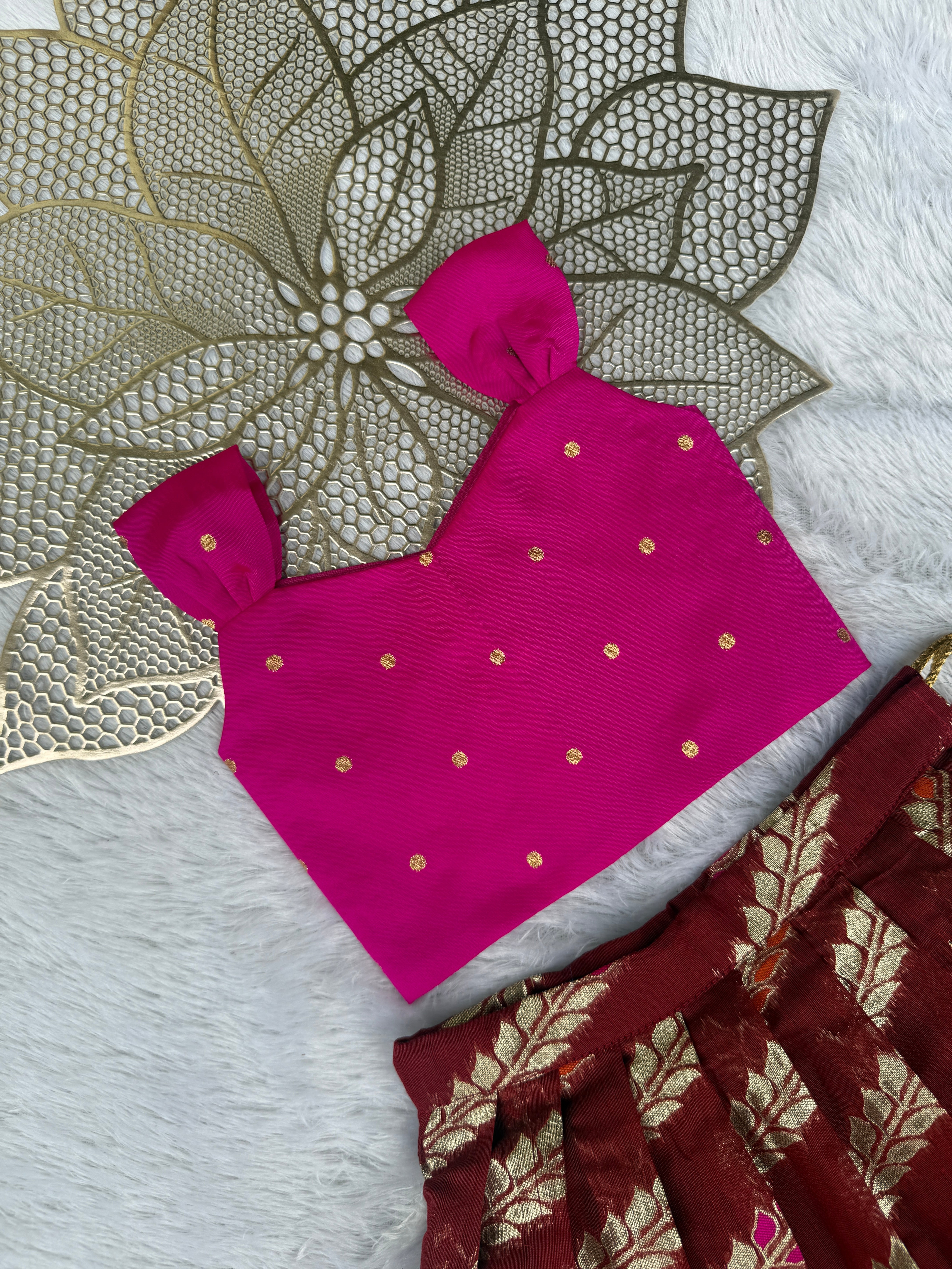 Sahana - Pink Red Minipattu