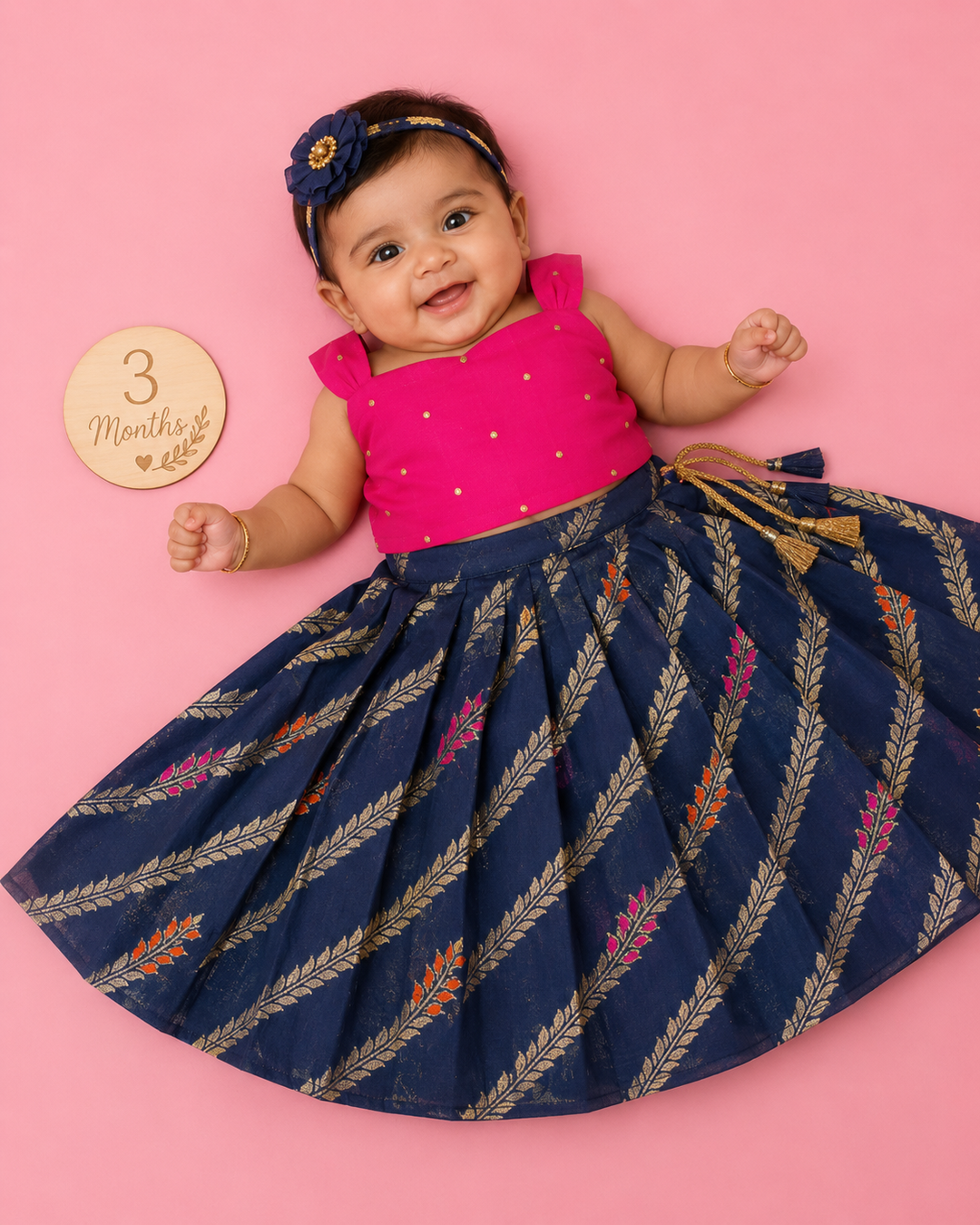 NB Sahana Blue Minipattu